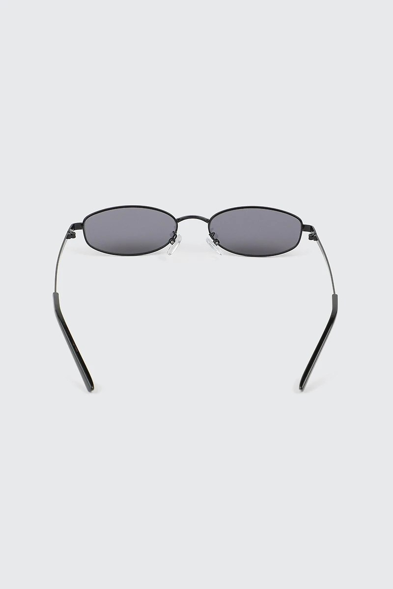 Slim Oval Sunglasses