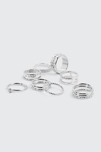 8-Pack Assorted Rings
