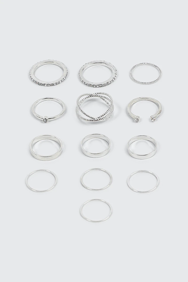 12-Pack Assorted Rings