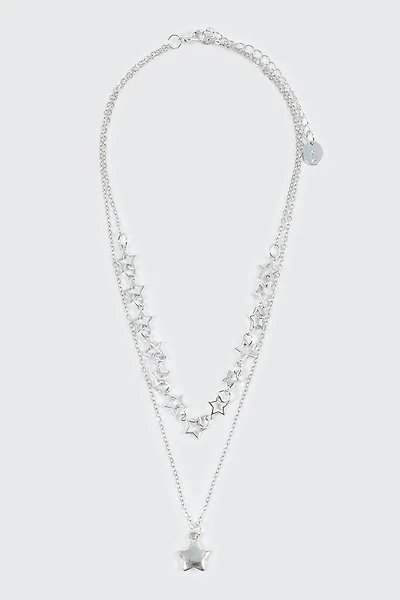 Two-Row Star Necklace