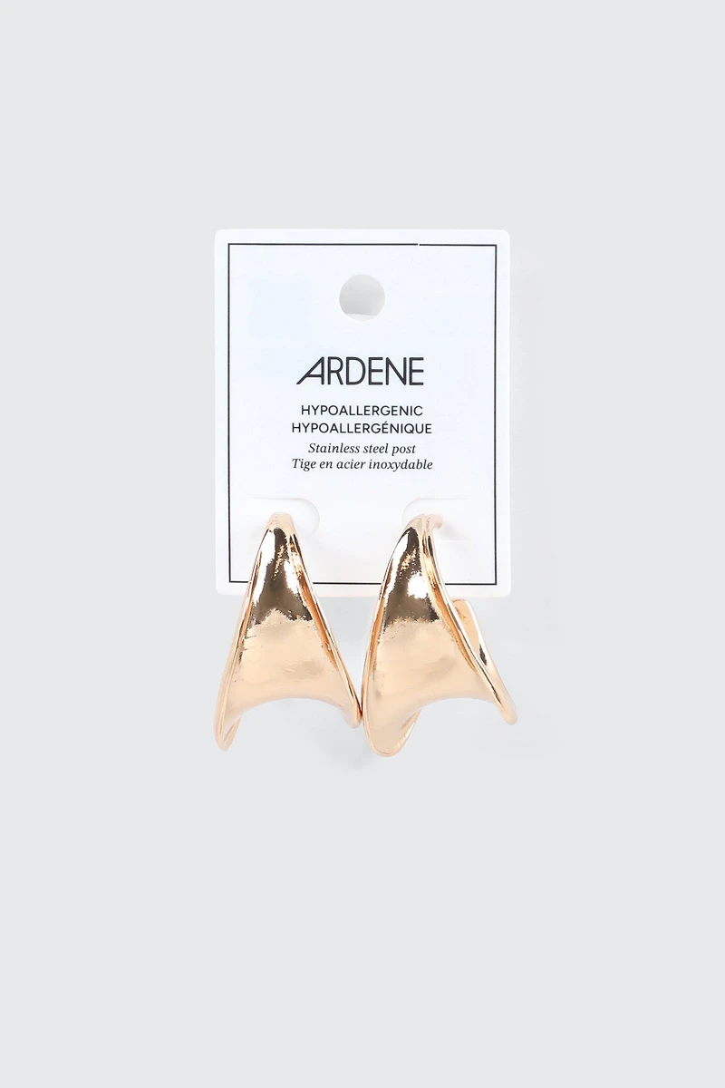 Wide Hoop Earrings