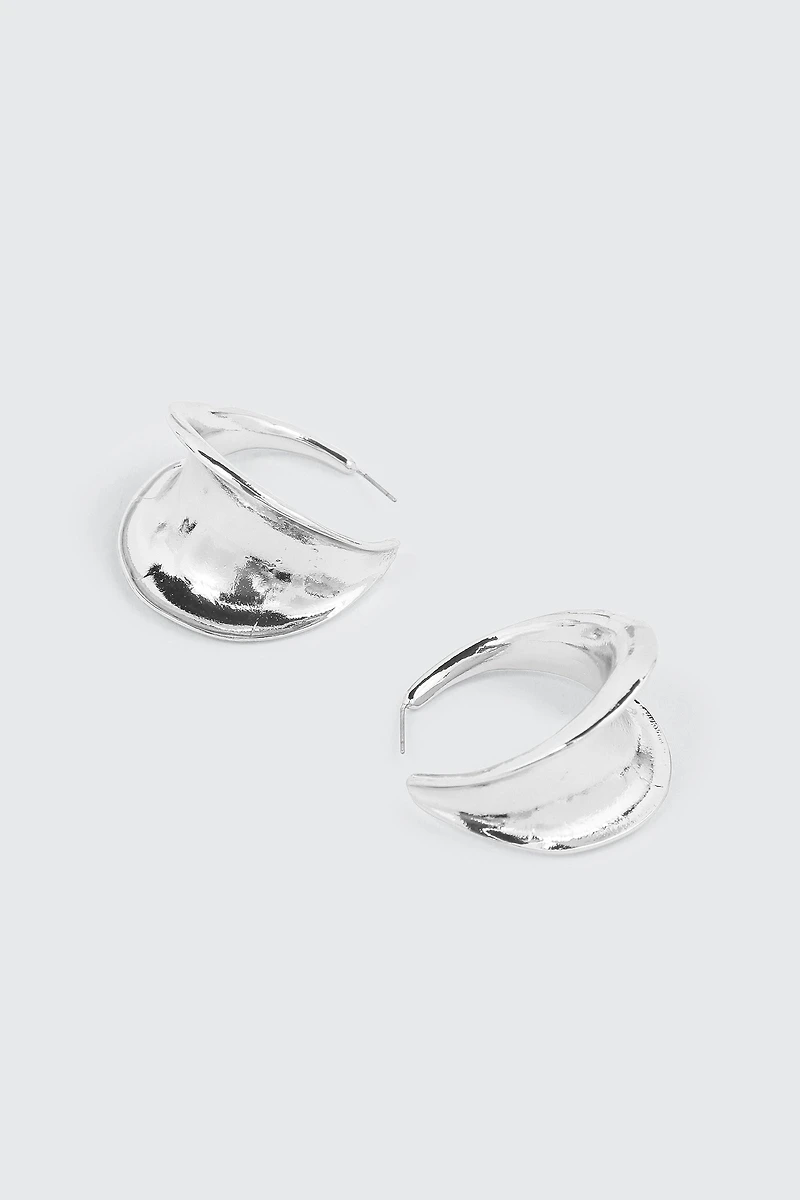 Wide Hoop Earrings