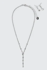 Y Necklace and Earrings Set