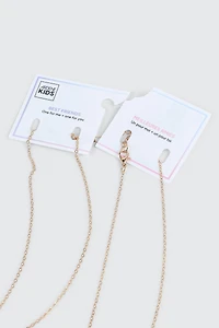 Duo de colliers BFF face et patte de chat
