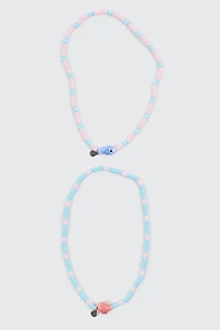 2-Pack Turtle & Fish Necklaces