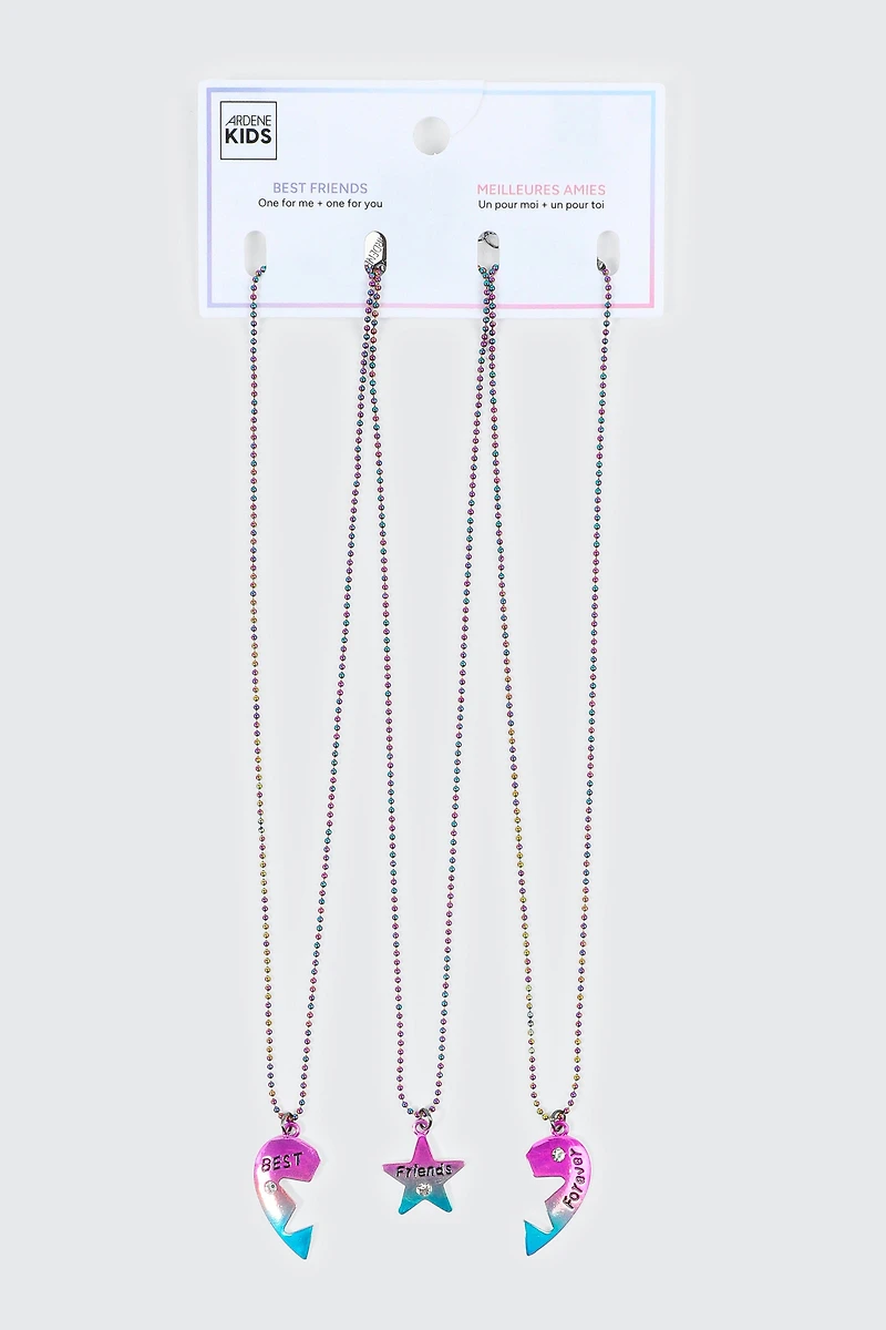 3-Pack Friendship Necklaces