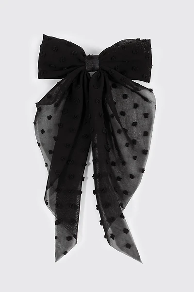 Oversized Bow Barrette