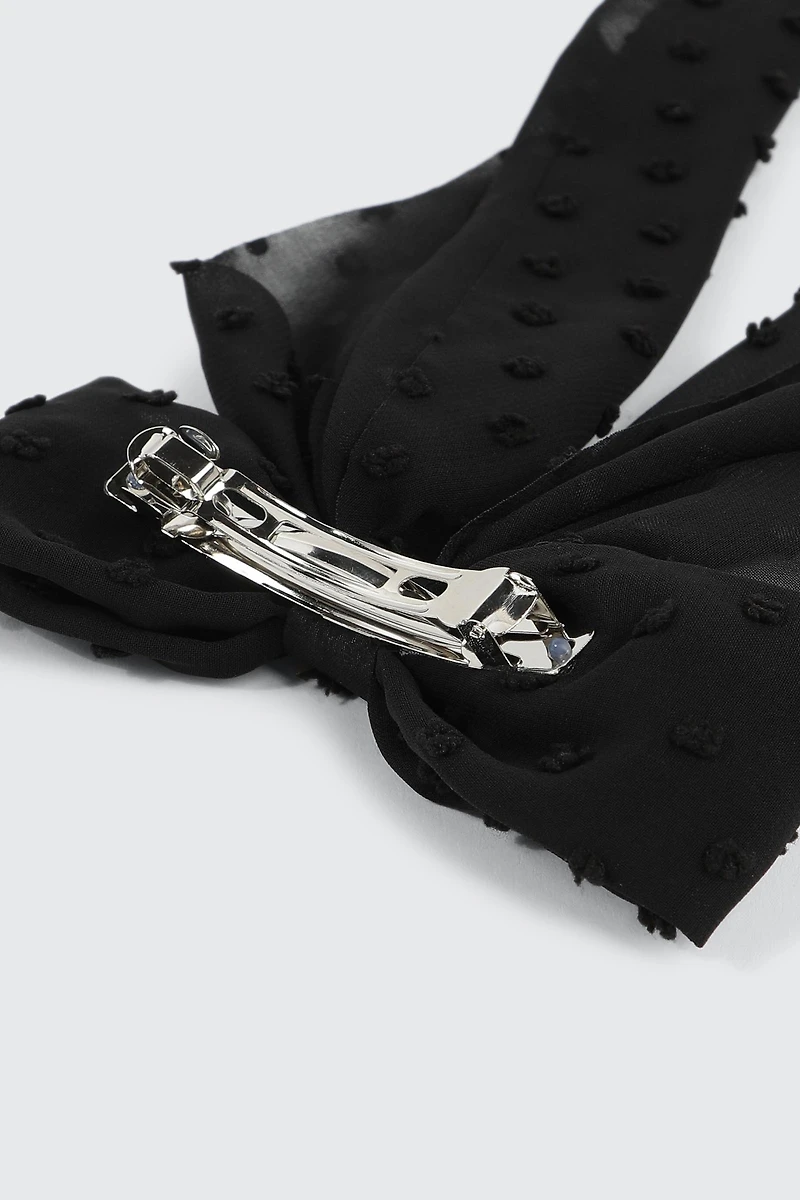 Oversized Bow Barrette