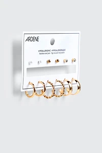 6-Pack Mixed Hoops & Studs