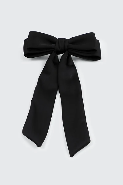 Bow Barrette with Long Tails