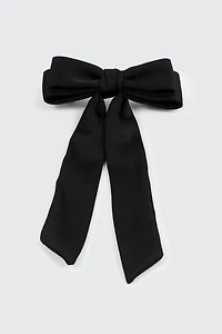 Bow Barrette with Long Tails