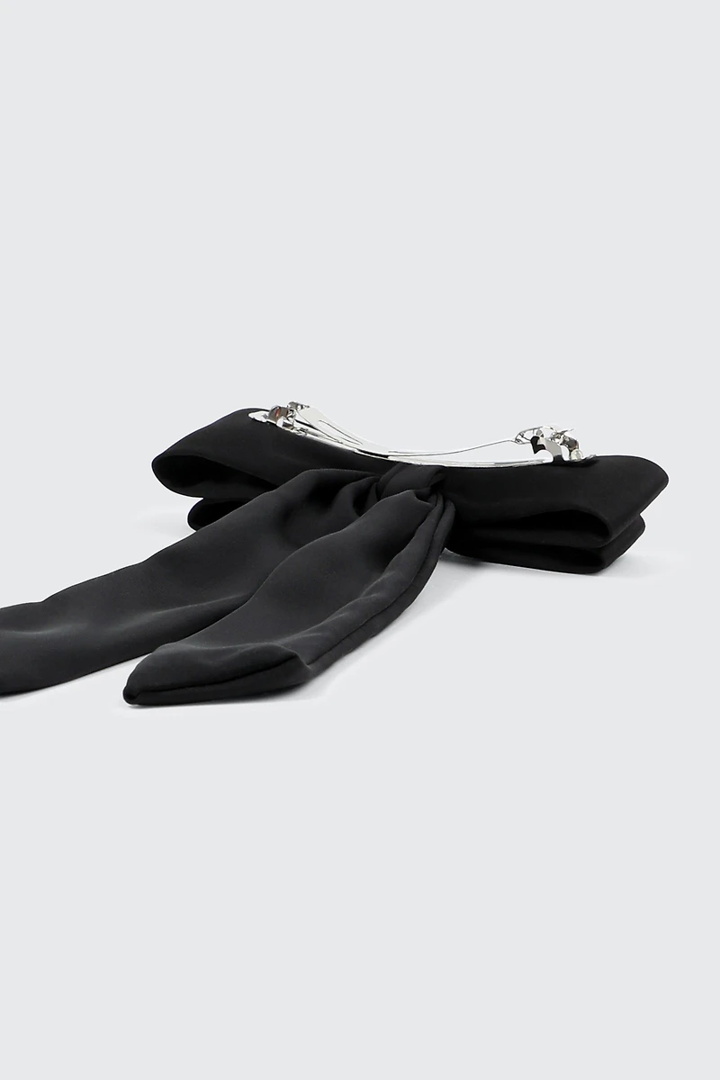 Bow Barrette with Long Tails