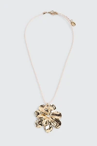 Braided Cord Pendant Necklace