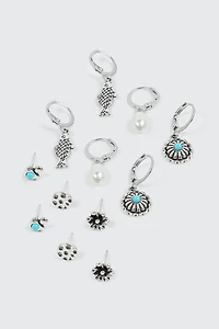 6-Pack Hoops & Studs