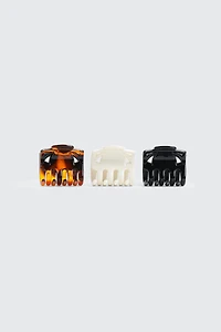 3-Pack Small Hair Claws