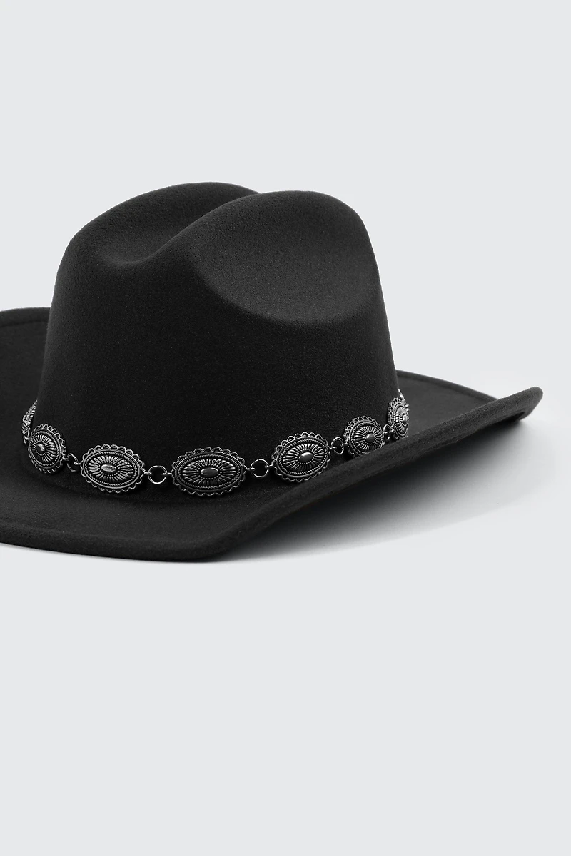 Cowboy Hat with Medallions