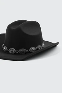 Cowboy Hat with Medallions