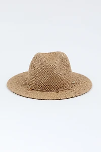 Straw Hat with Charms