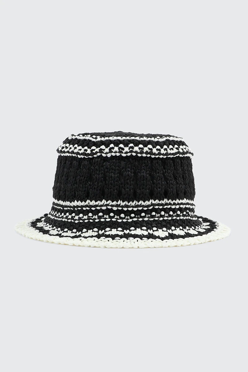 Chapeau de pêche en crochet
