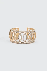 Rhinestone Loop Bangle
