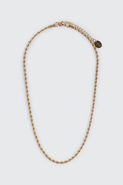Stainless Steel Twist Chain Necklace
