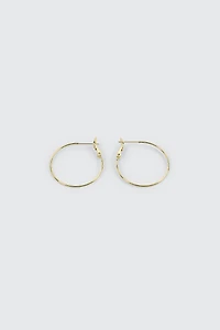14K Gold Plated Hoop Earrings