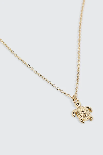 Collier tortue en acier inoxydable