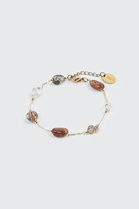 Bracelet à pierres semi-précieuses
