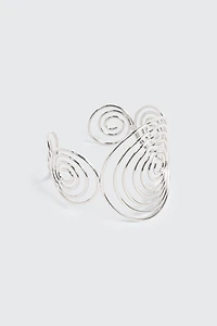 Spiral Cuff Bracelet