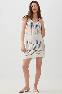 Cinched Waist Dress Cover Up