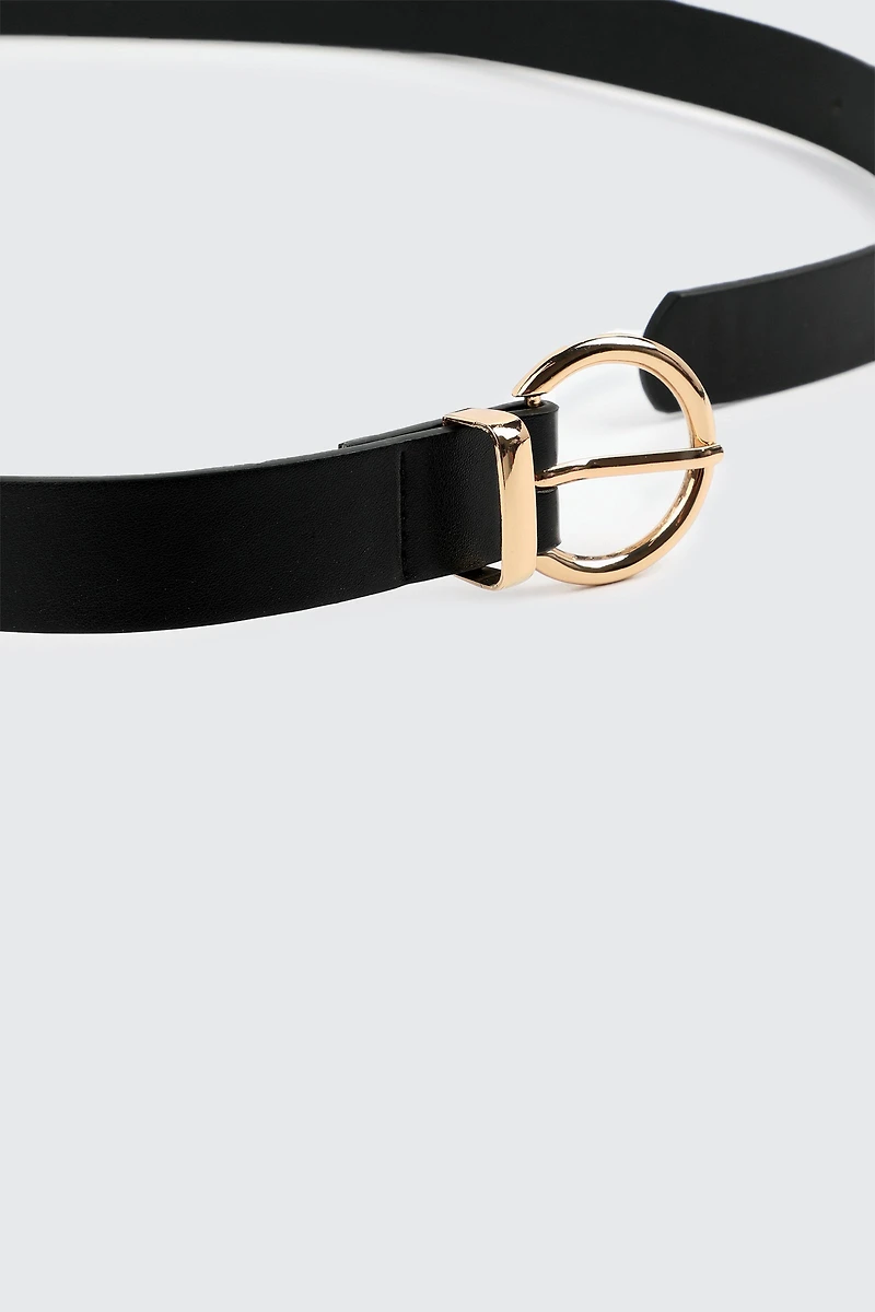 Round Buckle Belt