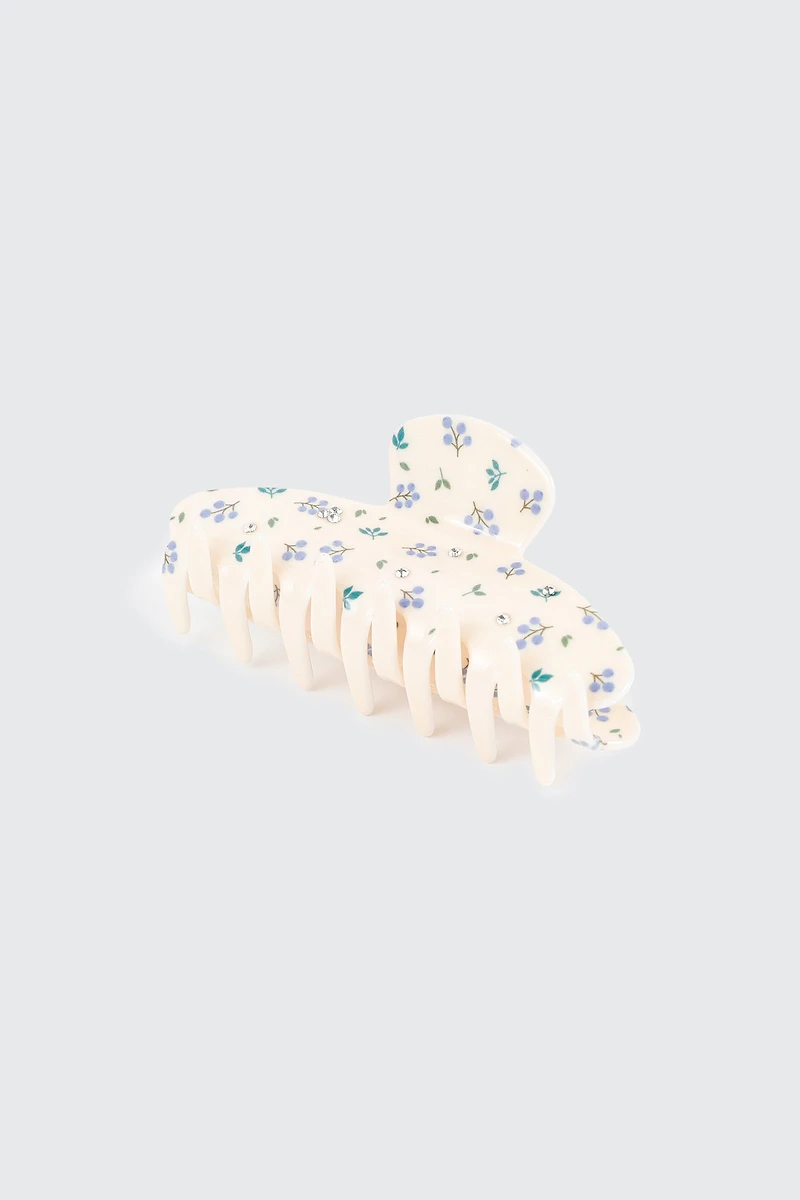 Floral Hair Claw