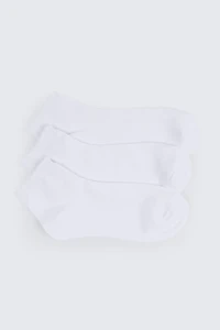3-pack Scalloped Edge Demi Crew Socks