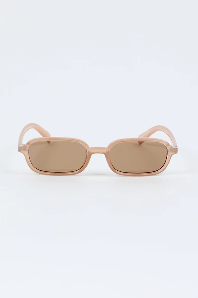 Slim Rectangular Sunglasses
