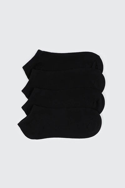 4-Pack Cotton Blend Ankle Socks
