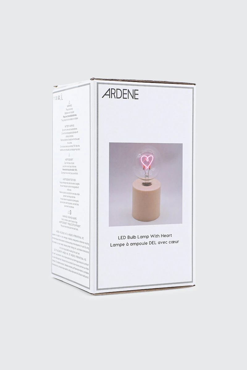 Heart Filament LED Table Lamp