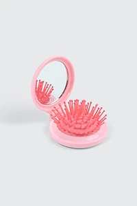 Compact Cherry Hairbrush
