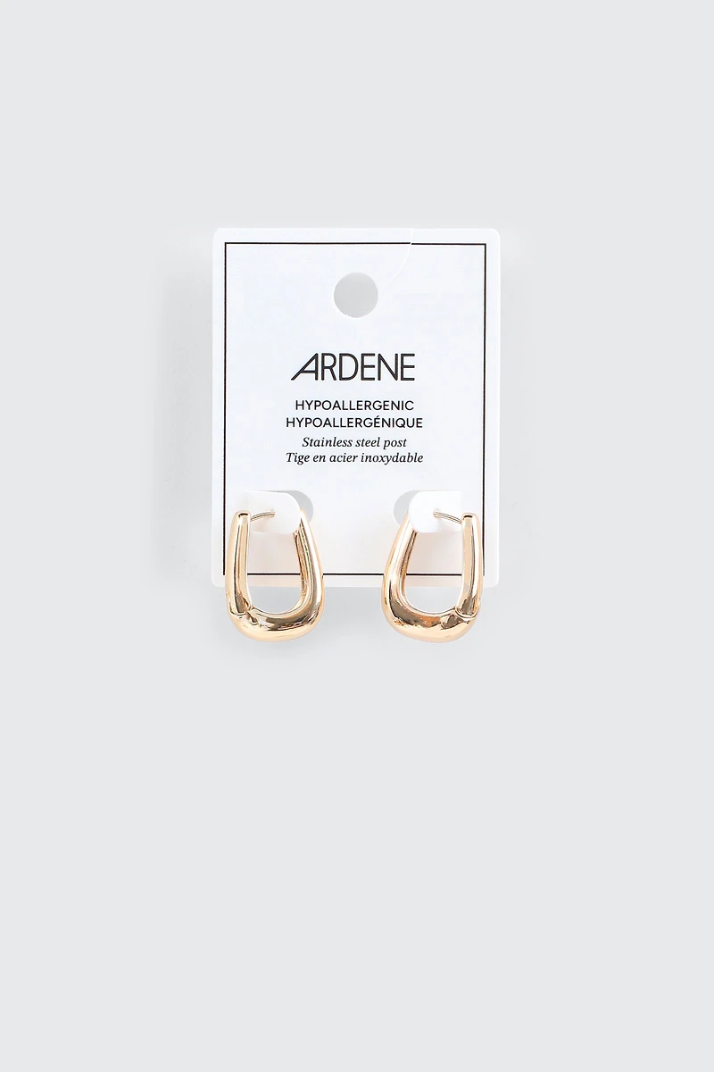 Rectangular Hoop Earrings