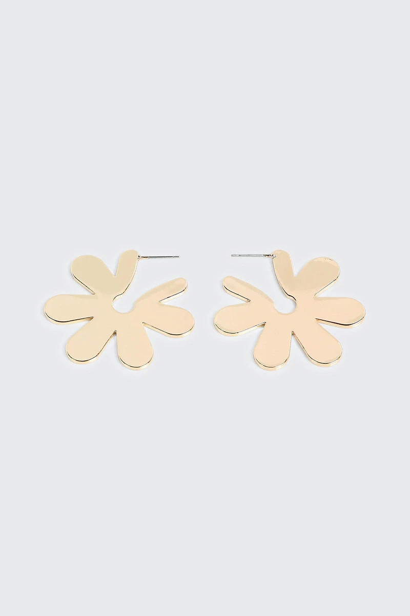 Boucles d'oreilles marguerite