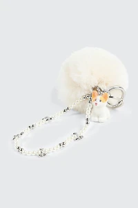 Corgi Faux Fur Keychain