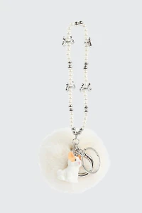 Corgi Faux Fur Keychain