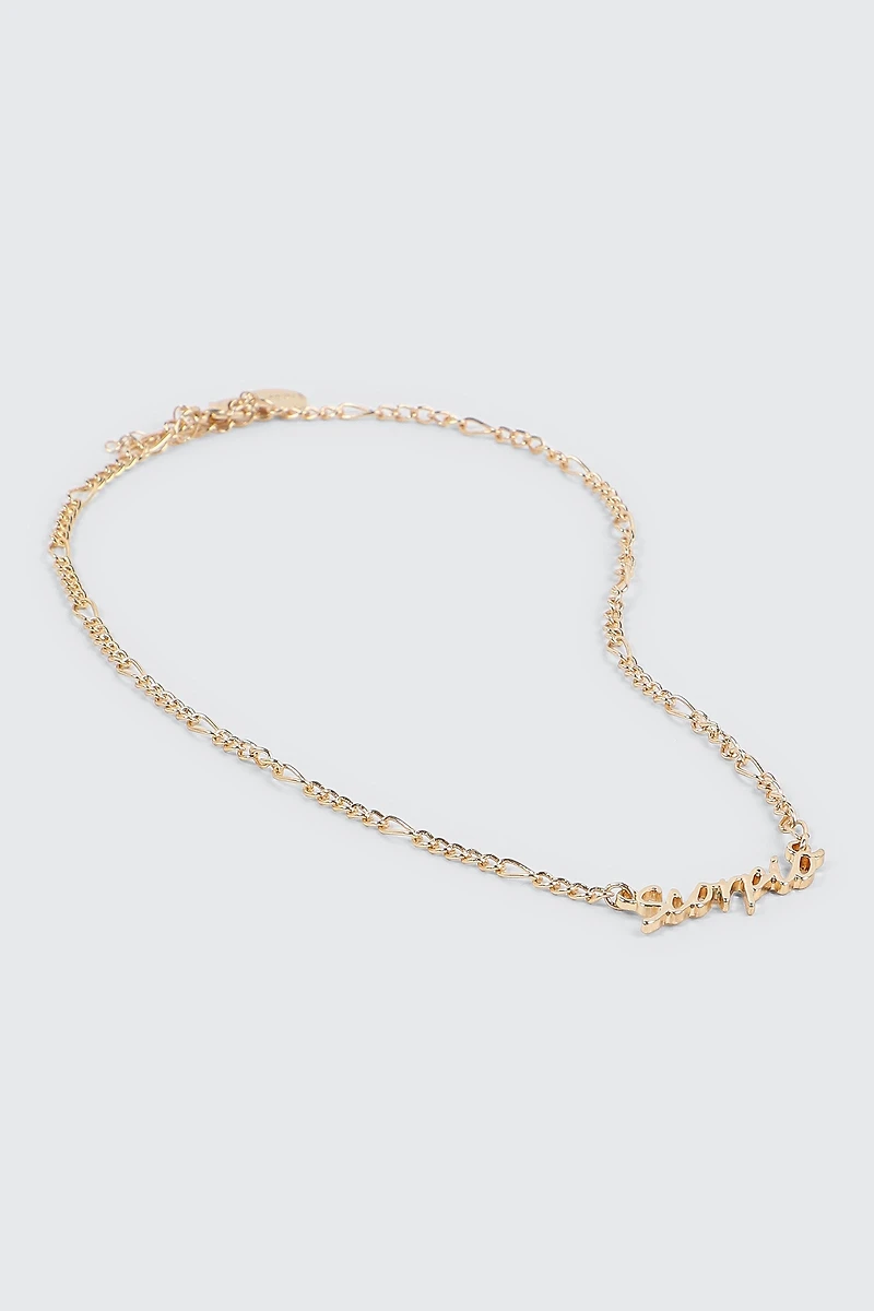 Scorpio Zodiac Chain Necklace