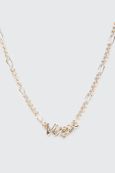 Virgo Zodiac Chain Necklace
