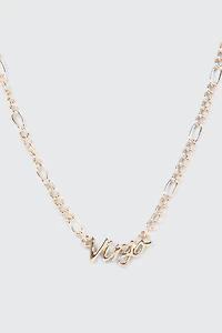 Virgo Zodiac Chain Necklace