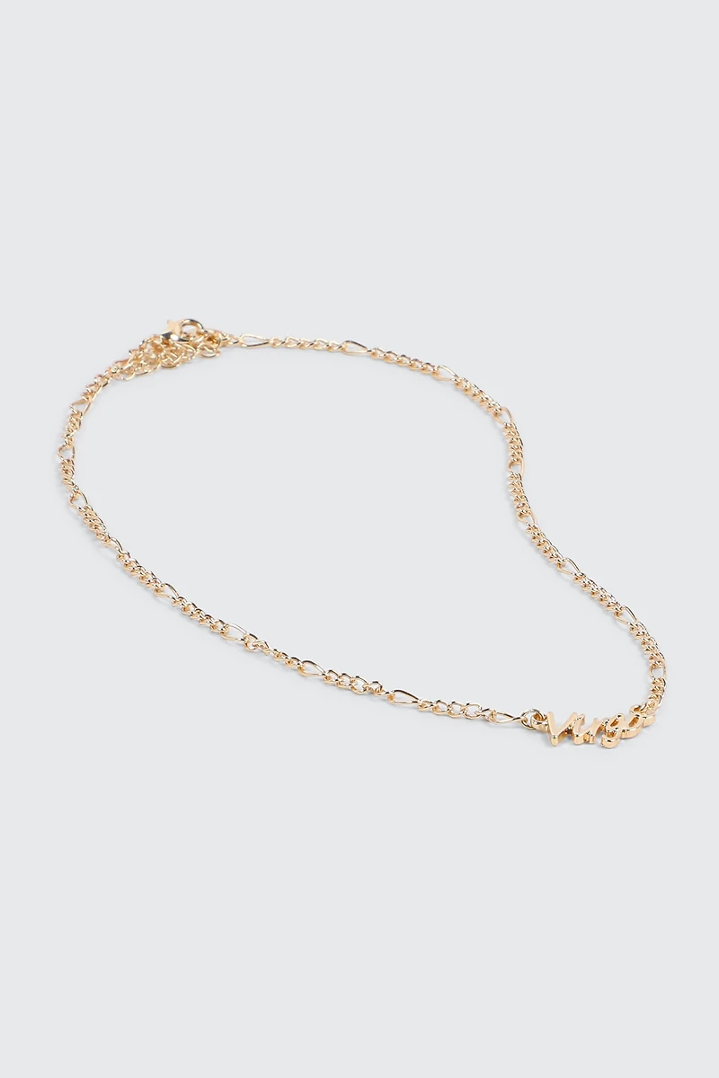 Virgo Zodiac Chain Necklace