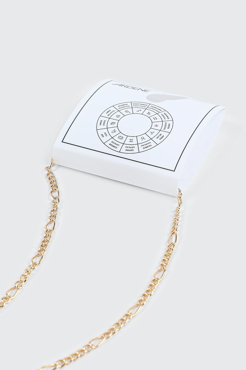 Virgo Zodiac Chain Necklace