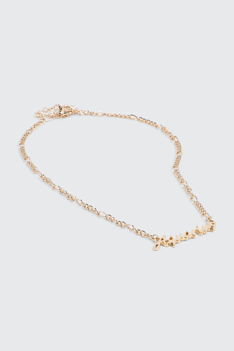 Aquarius Zodiac Chain Necklace