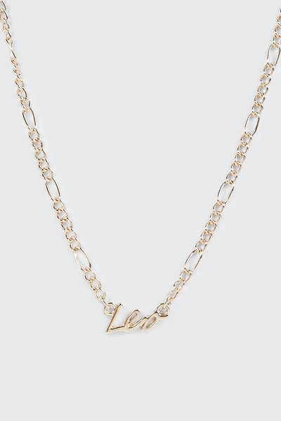 Leo Zodiac Chain Necklace