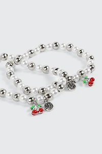 Best Friends Cherry Bracelet