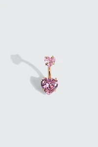 14K Gold Plated Navel Piercing